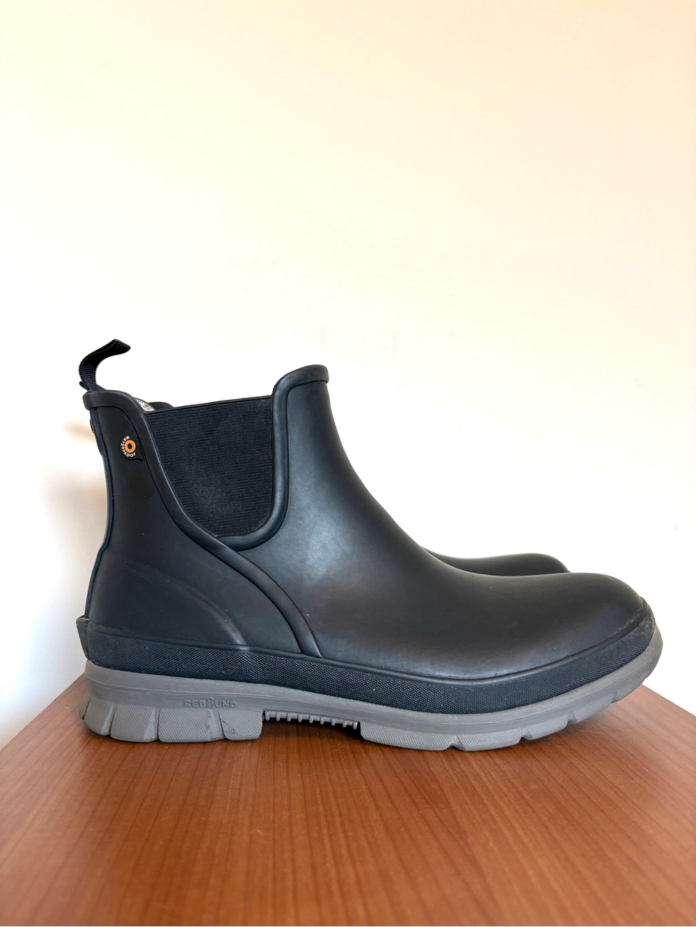 Bogs Amanda II Plush Waterproof Chelsea Winter Rain Boots - Black size 10